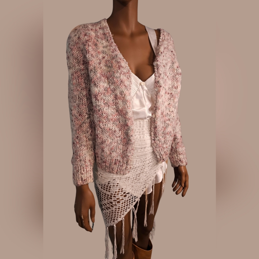Vintage Sears Baby Pink Cardigan